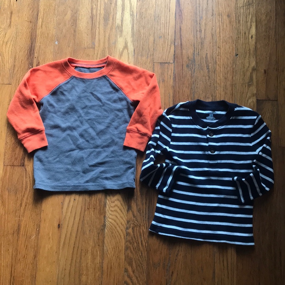 2 24 month thermal shirts